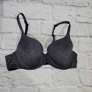 Ambrielle Gray Classic Molded Cup Bra